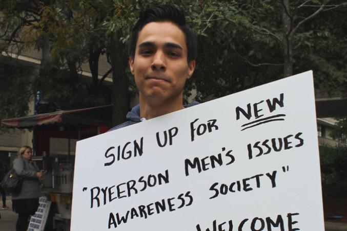 Kevin Arriola, fourth-year politics and governance student, is proposing a men’s issues awareness group on campus. PHOTO: Al Downham