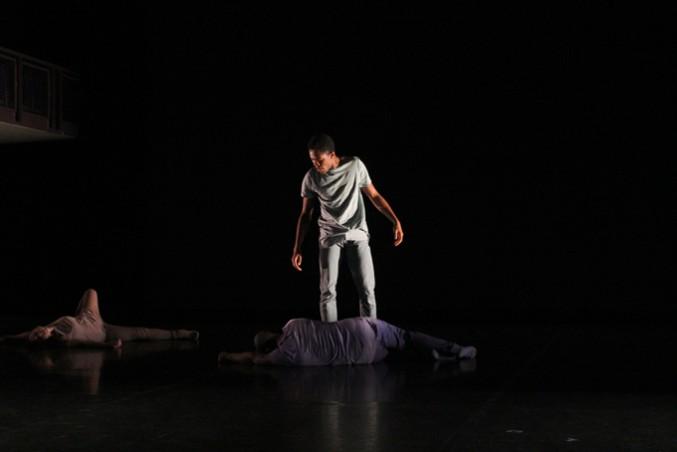 Rodney Diverlus performing in Footsteps Across Canada at the Harbourfront Centre Theatre. PHOTO: CHRIS BLANCHETTE