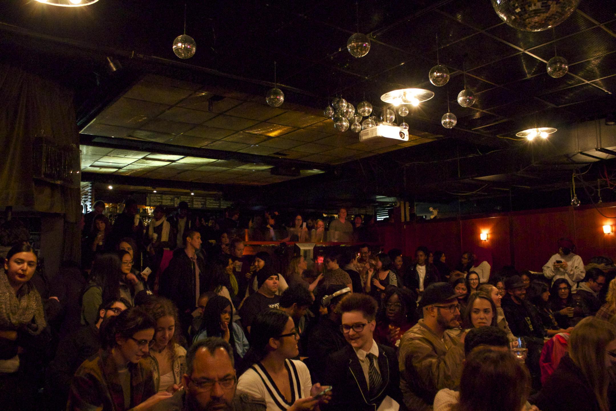 The crowd at the Drake Underground