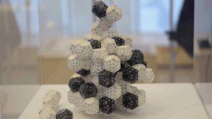 Sculpture made of dice