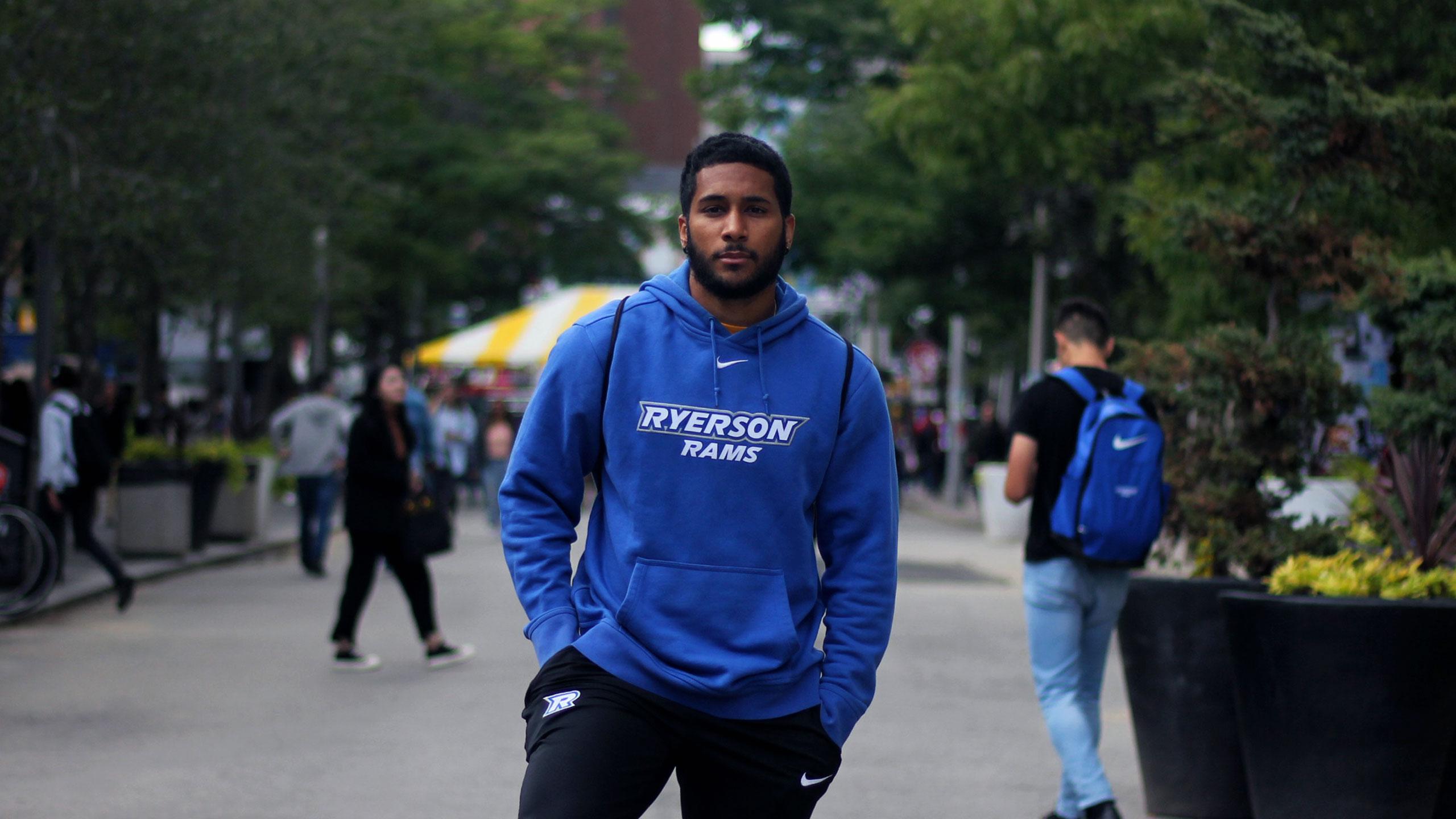 After a rollercoaster career, the Rams captain aims high in his final season at Ryerson. PHOTO: SARAH KRICHEL