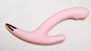 fancy looking dildo on a table