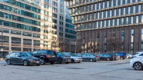 Ryerson proposed a rezoning of their parking lot for the new building. 