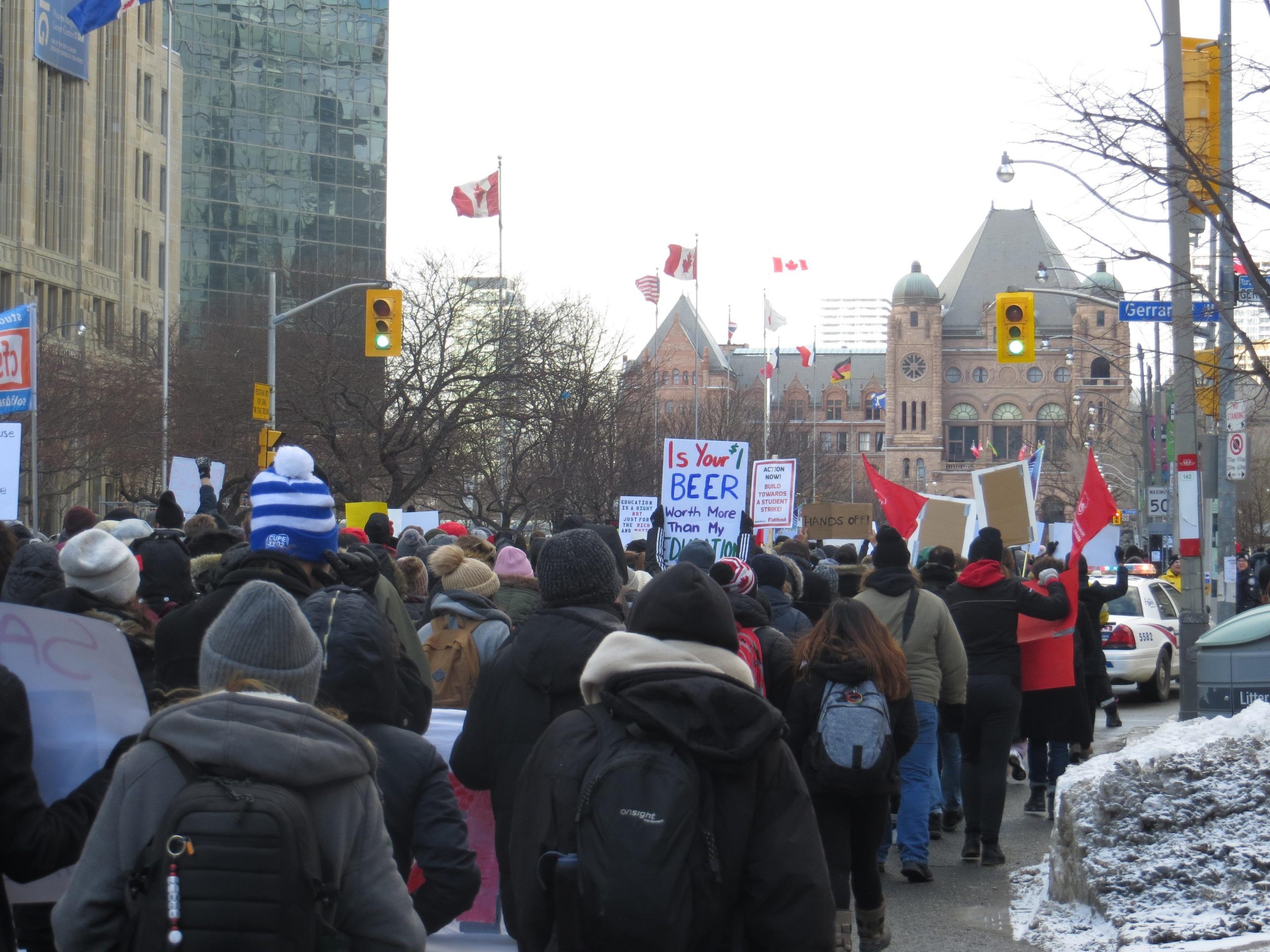 Osap Rally Hundreds join protest against OSAP rally – The Eyeopener