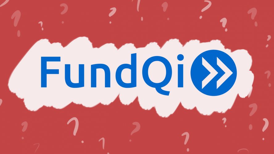 FundQi logo surrounded by question marks