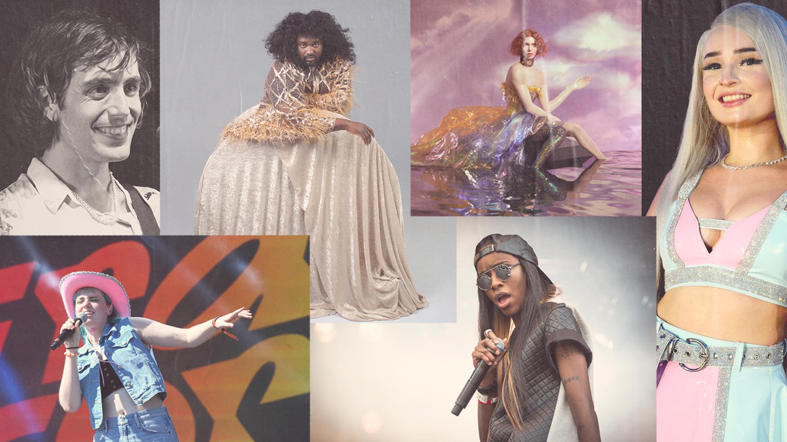 Collage of trans musicians
