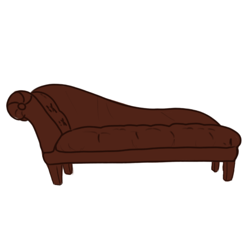 A red couch