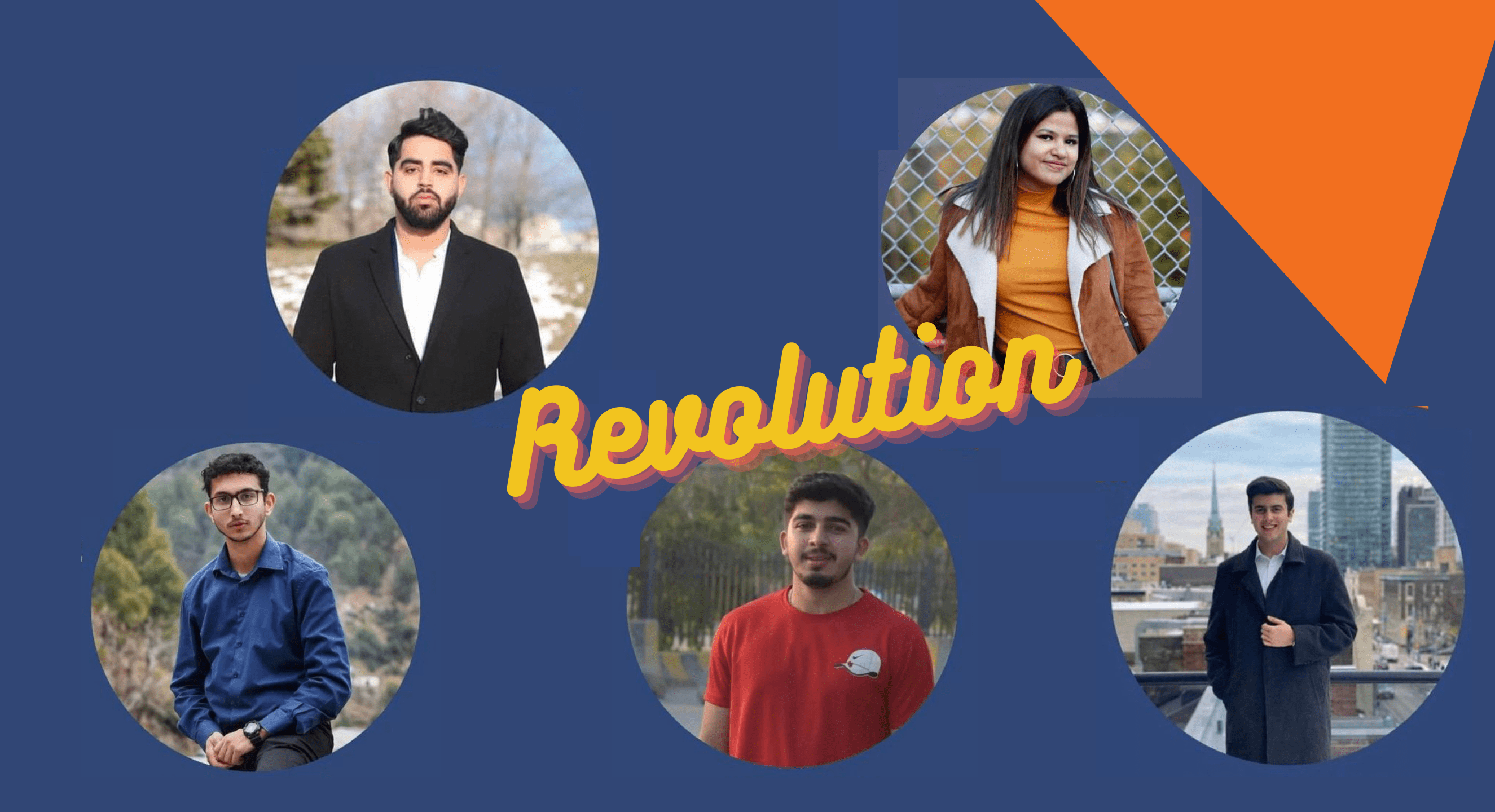 images of Revolution slate candidates of the 2022-23 RSU election