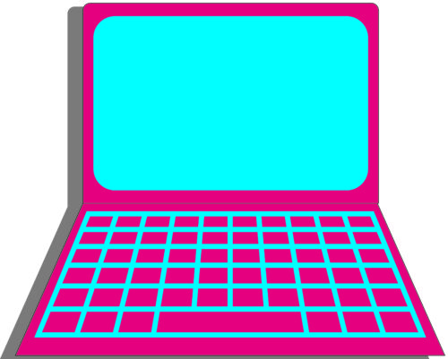 decortive laptop illustration