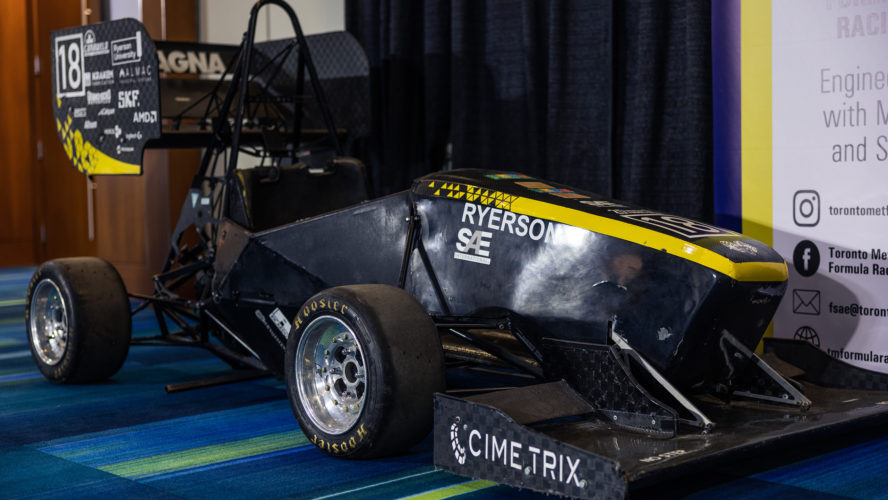 RF-19 Car sits in TMFR's Booth