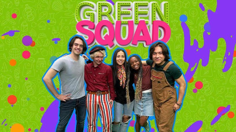 Poster of green squad with the actors and actresses