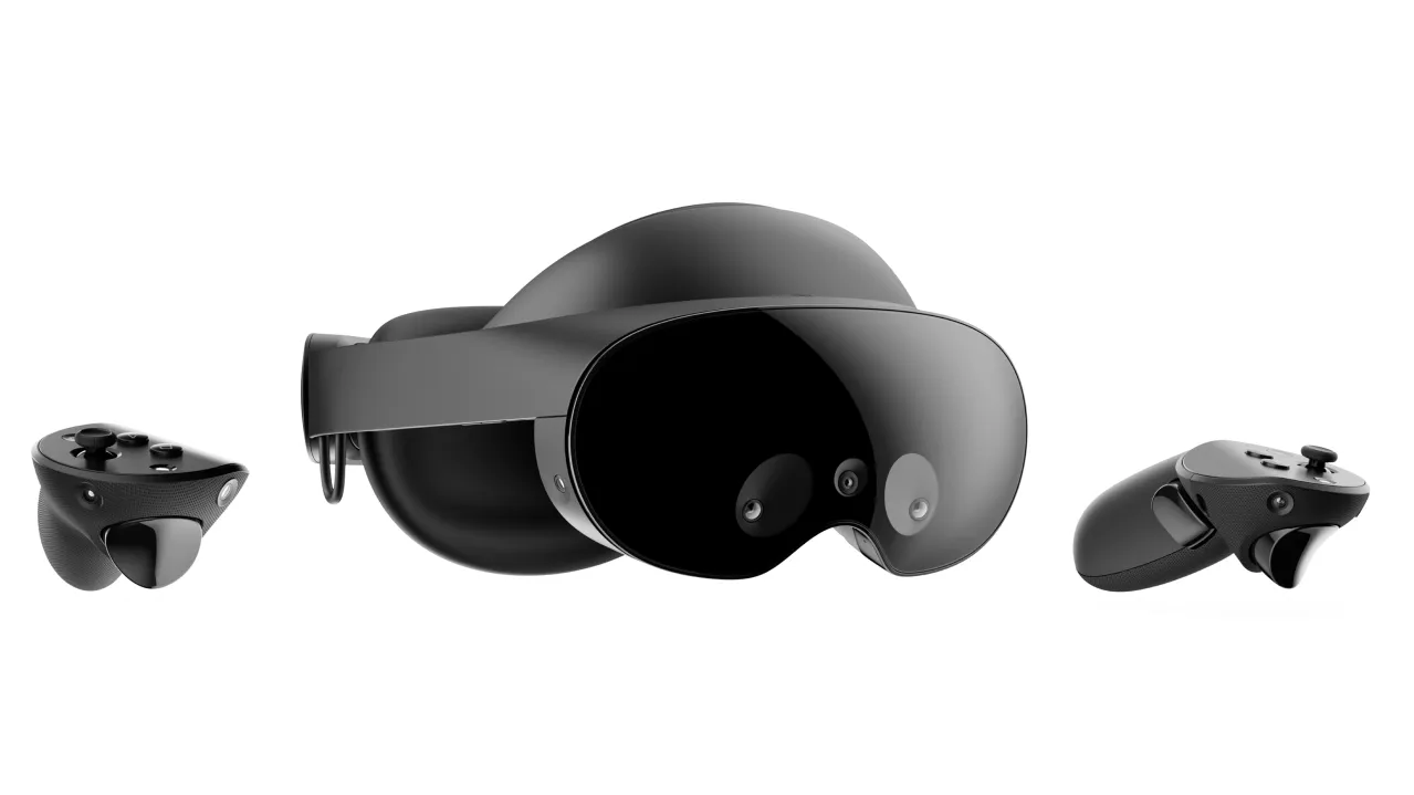 META Smart Glasses and left and right controllers on each side.