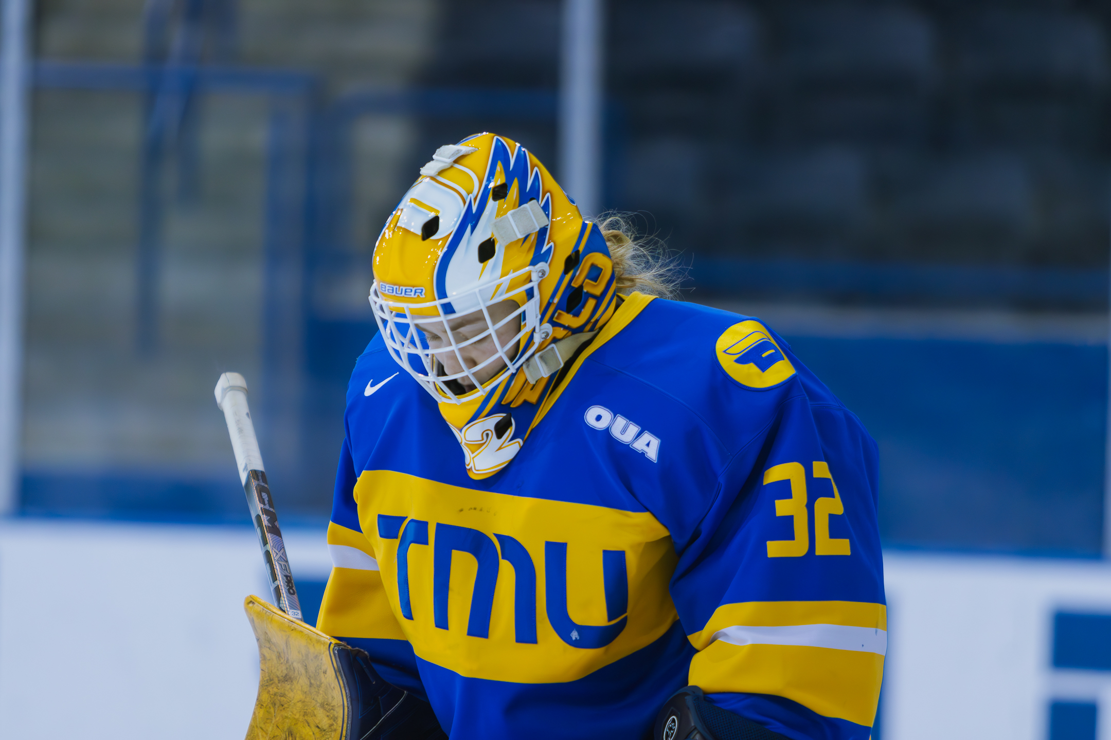 Goalie Shannon Harris looking down after the defeat against Western 