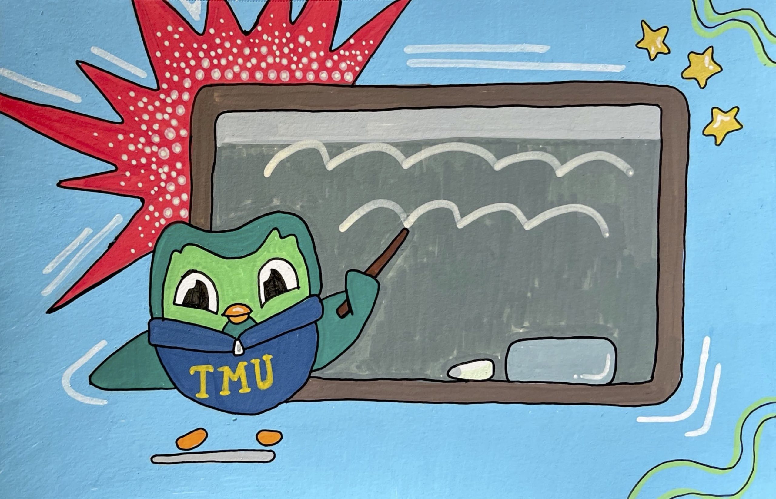 TMU welcomes the Duolingo owl to languages faculty