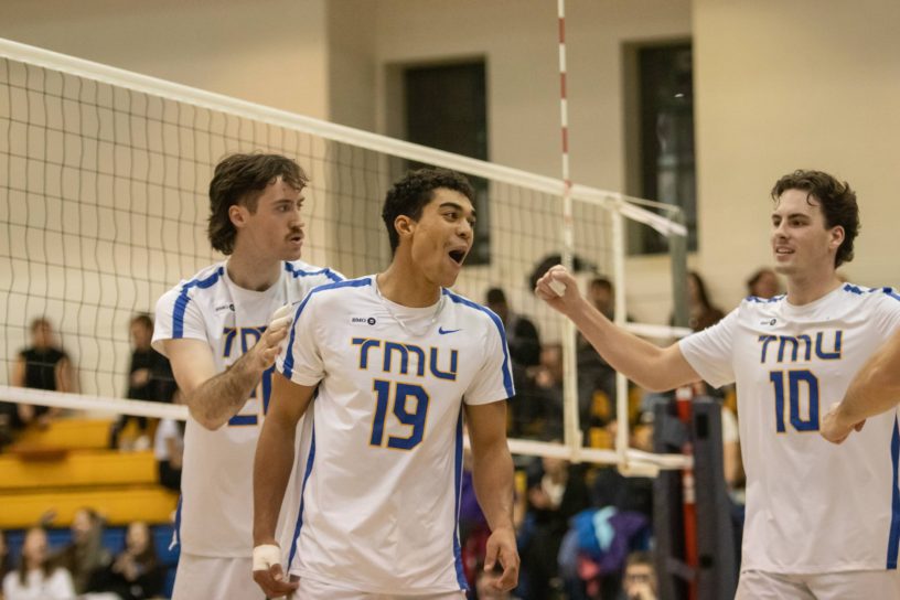 Jacob Walker and his teammates celebrating the win