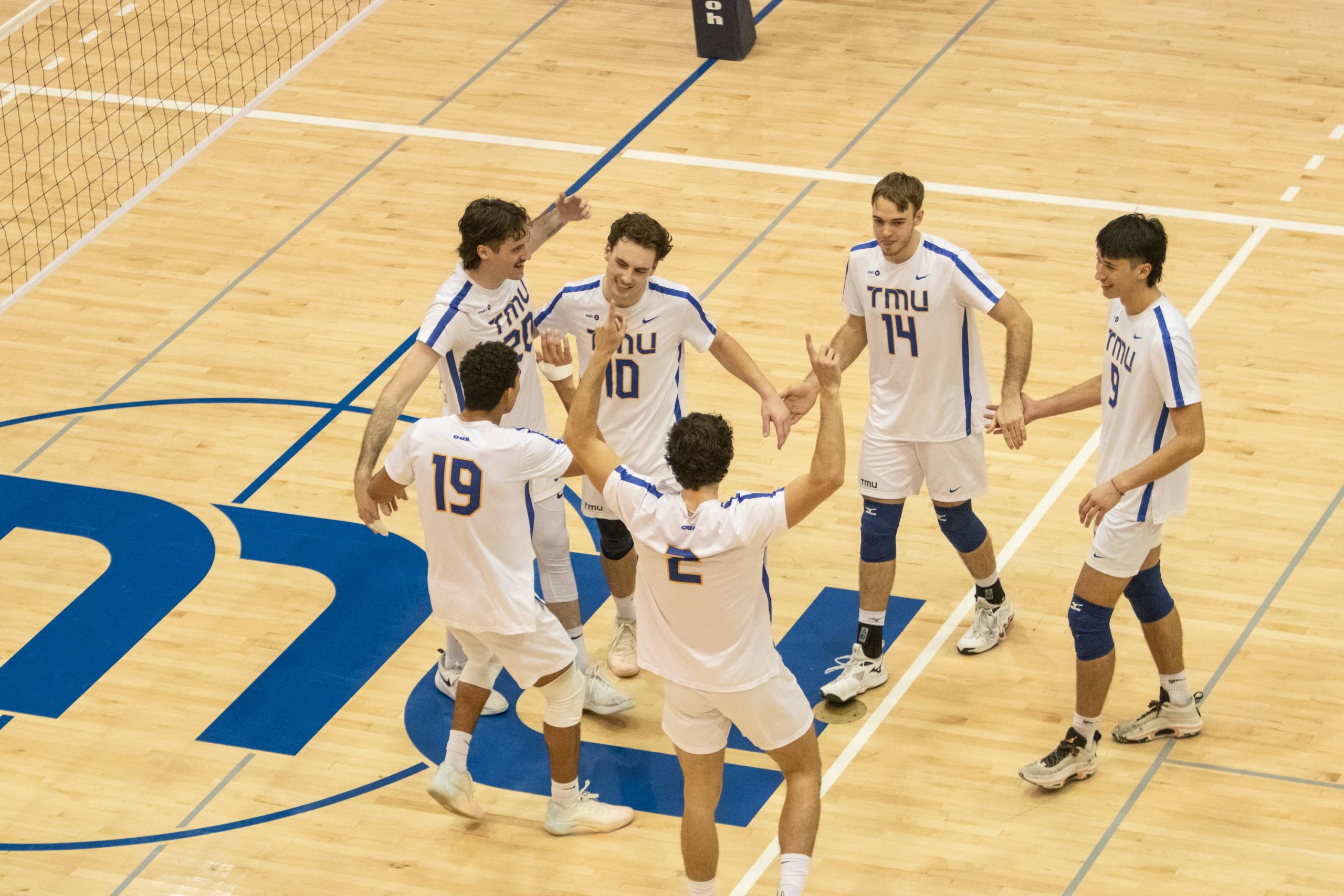 The Bold celebrating a point