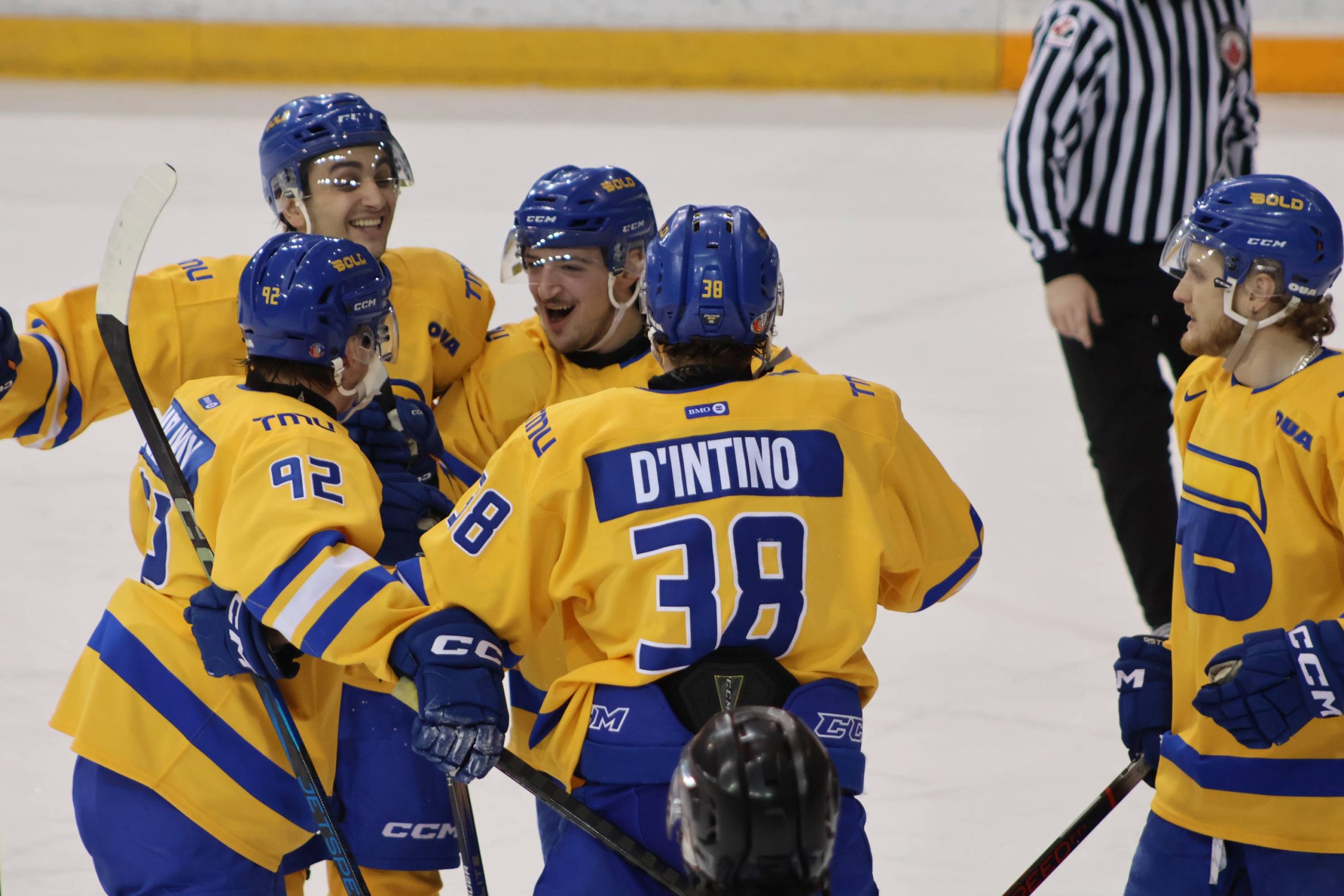 The Bold celebrating a goal