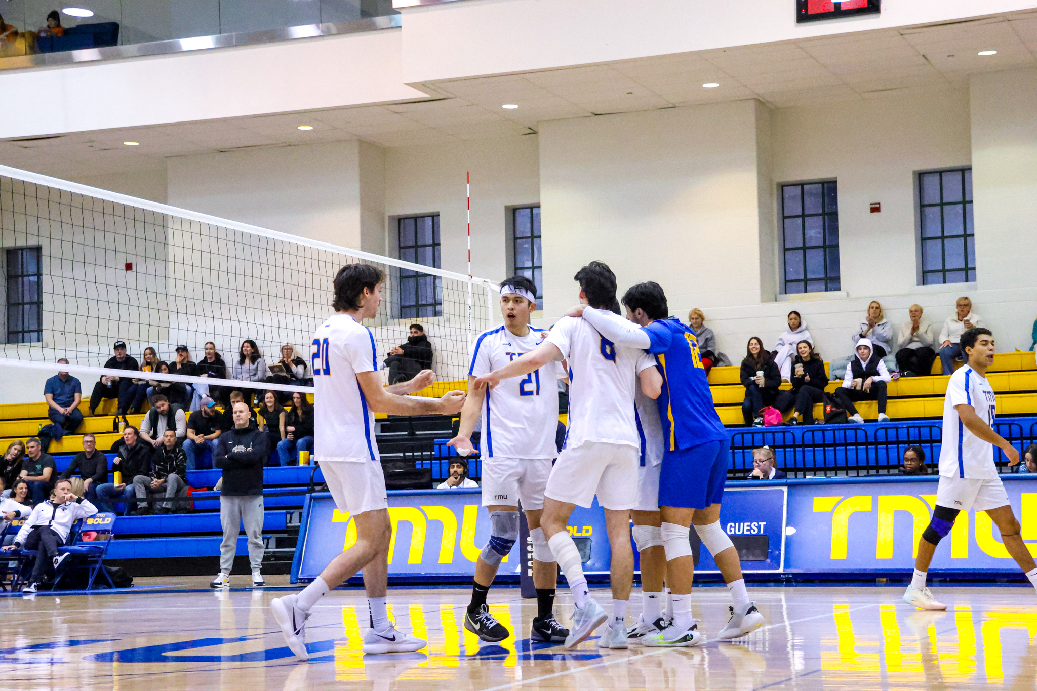 The Bold celebrating a point