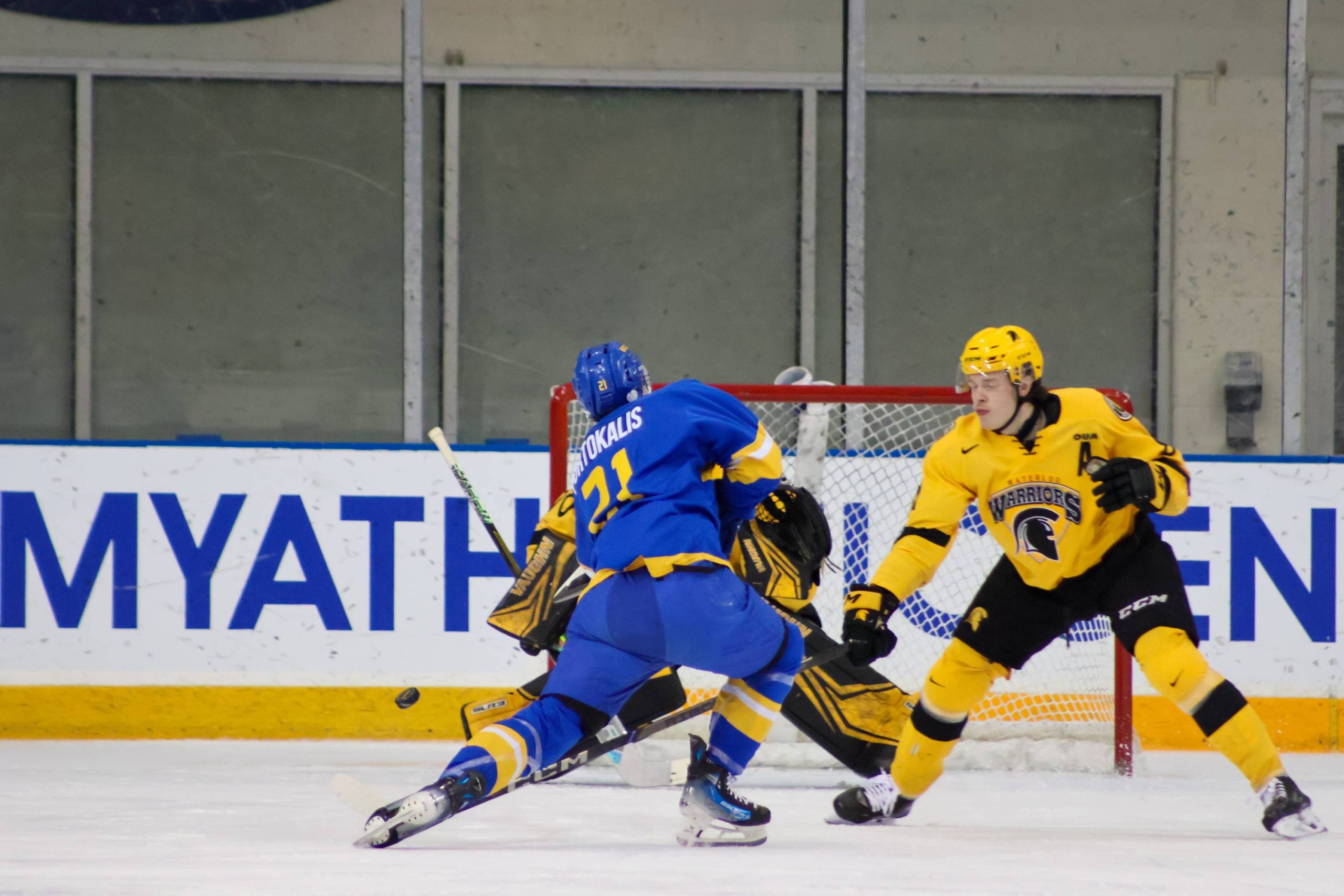 Portokalis shooting at the net