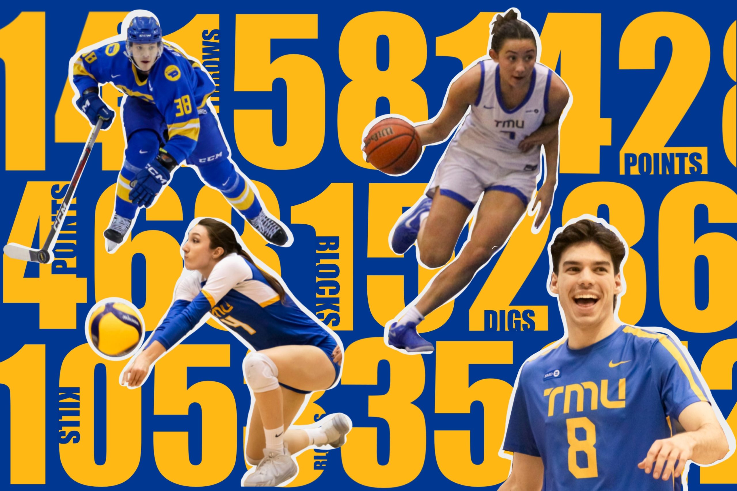 Stats that stick: The performances that defined the TMU Bold’s 2024-25 season