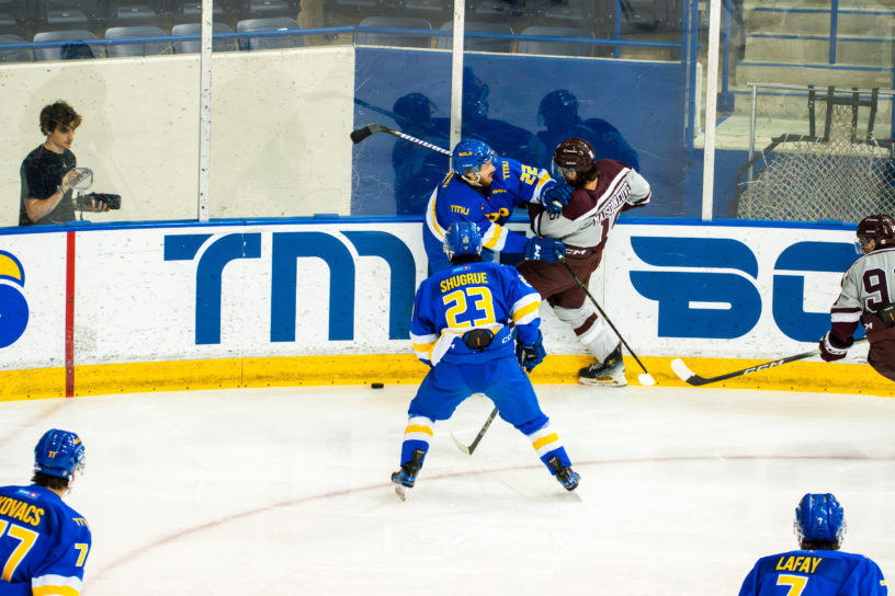TMU and Ottawa get scrappy on the ice
