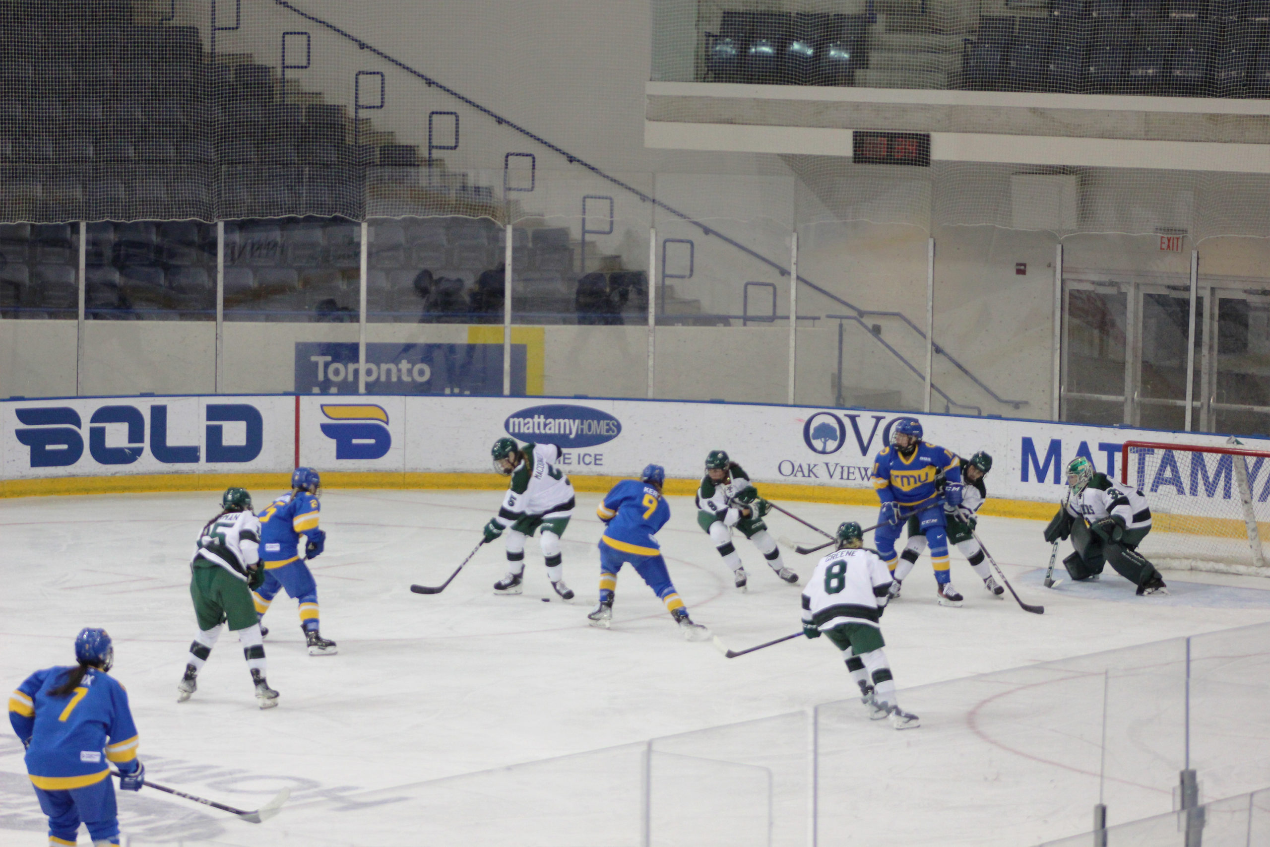 TMU and UPEI play in UPEI's zone