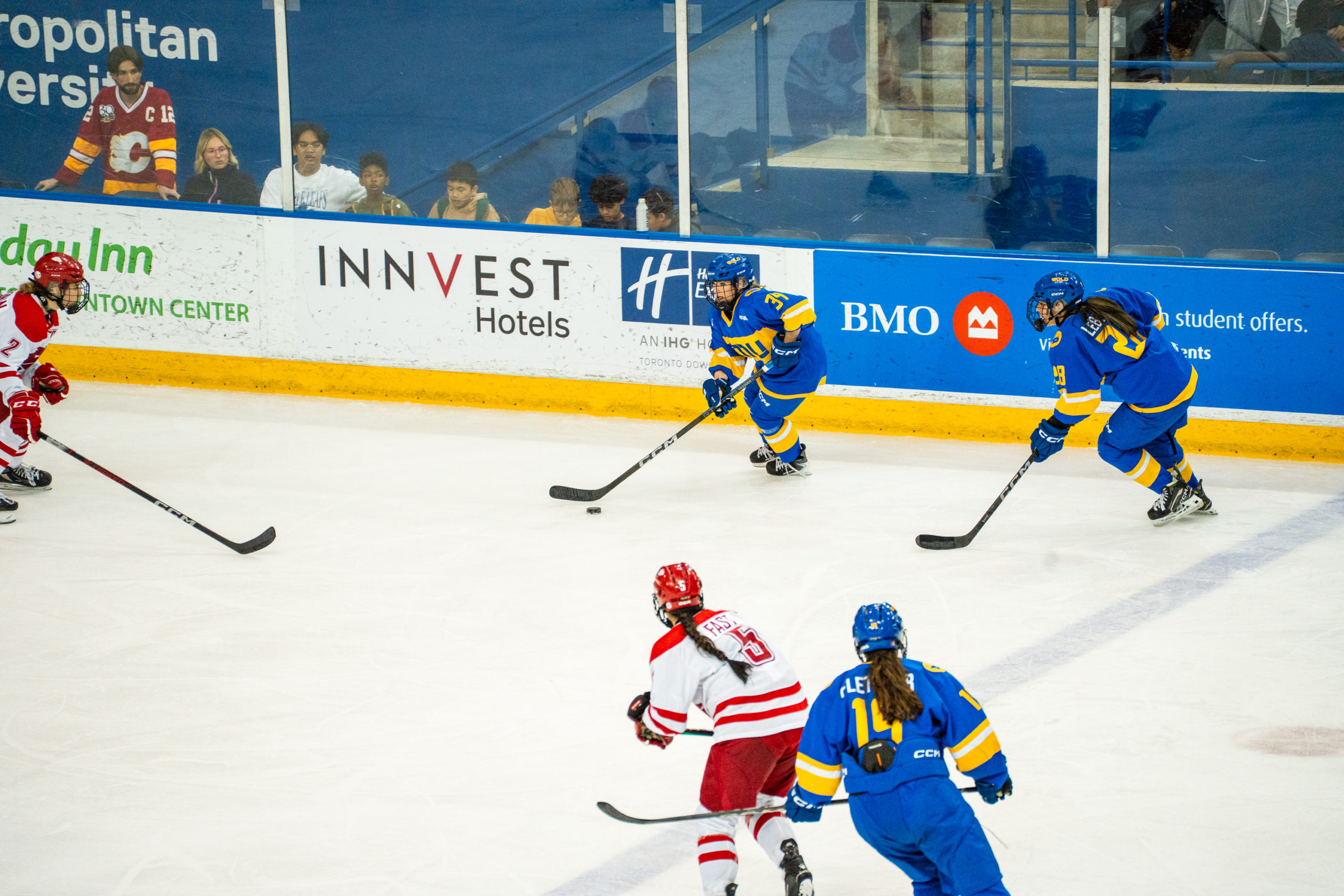 TMU attempts to maintain possession