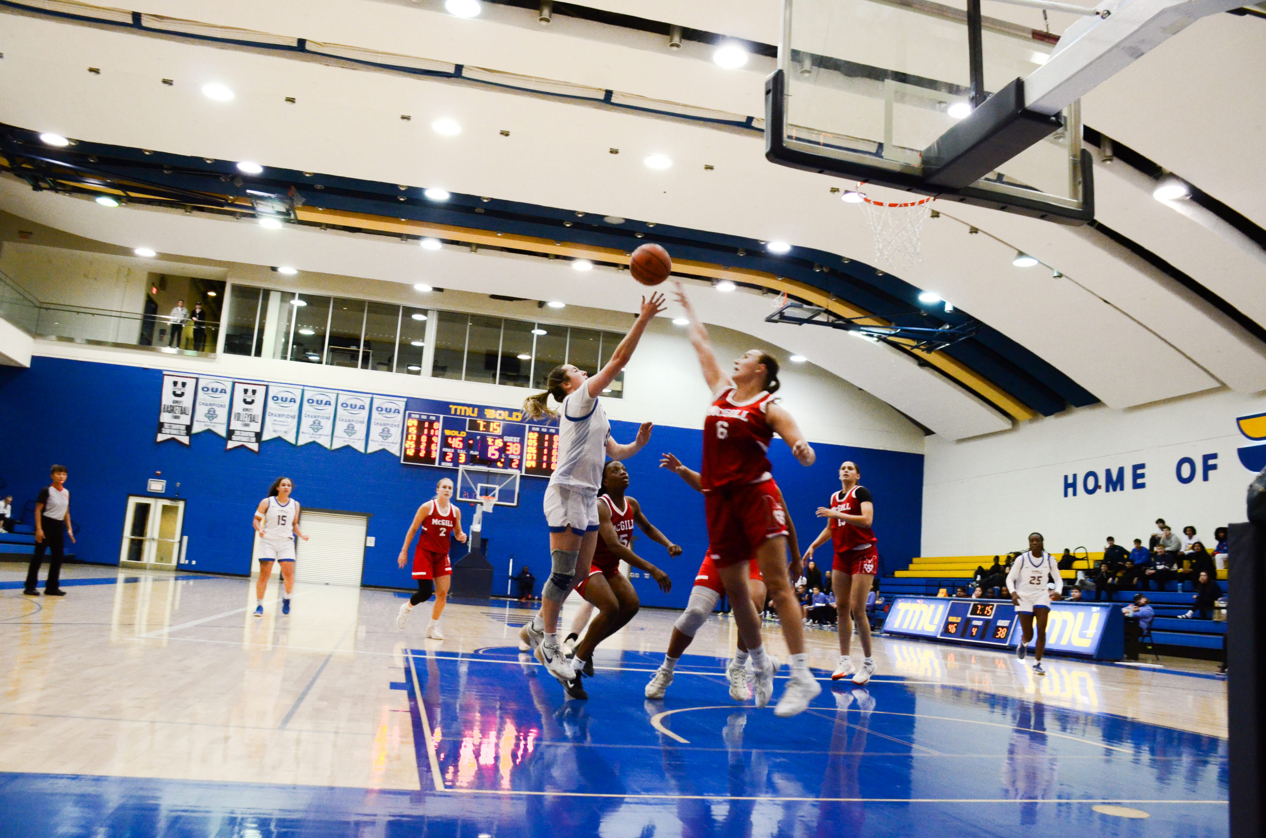 TMU and McGill fight for possession