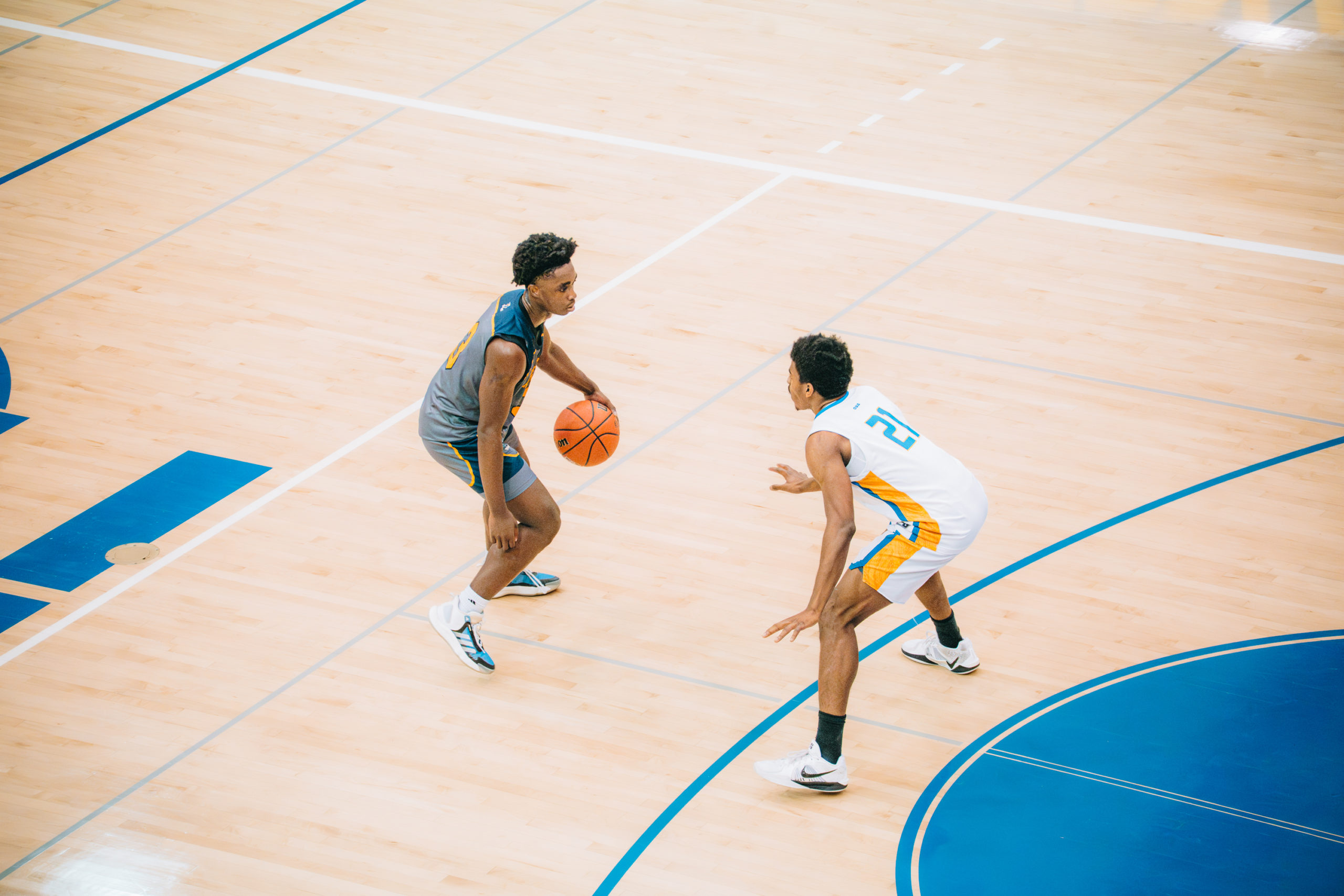 TMU tries to gain possession