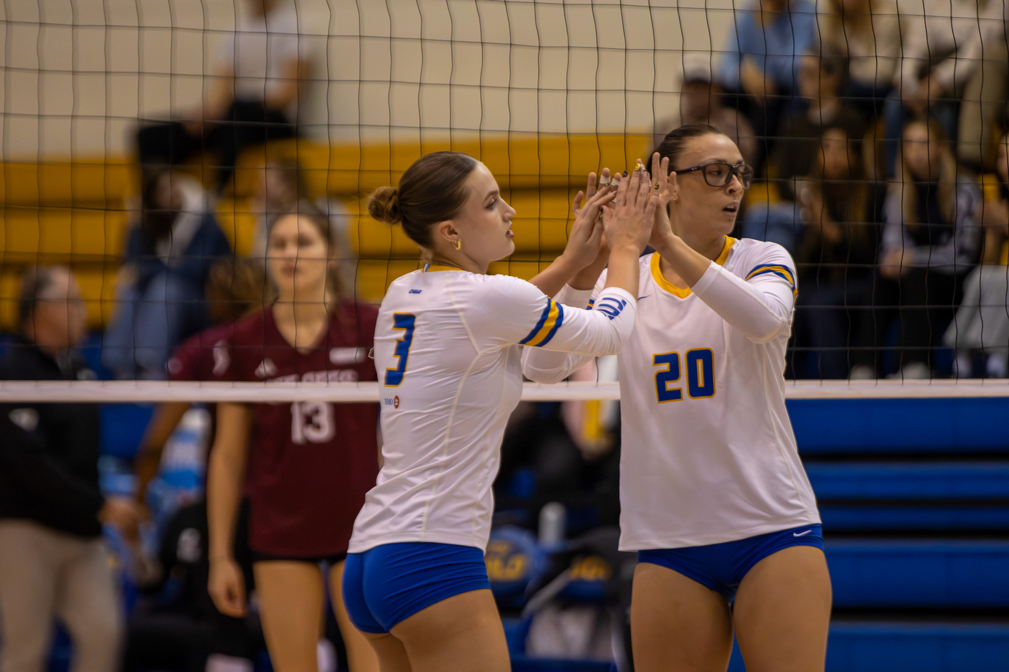 TMU celebrates a play