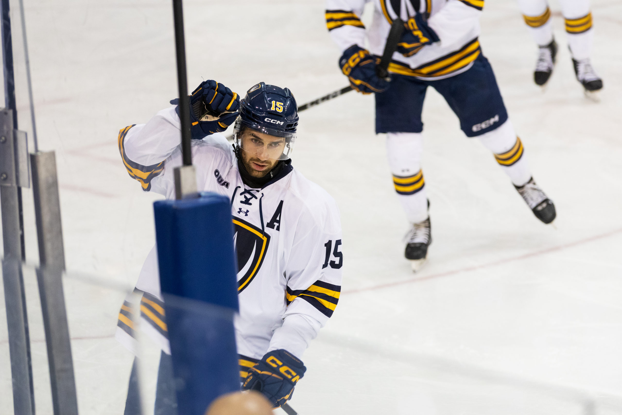 Windsor celebrates a goal