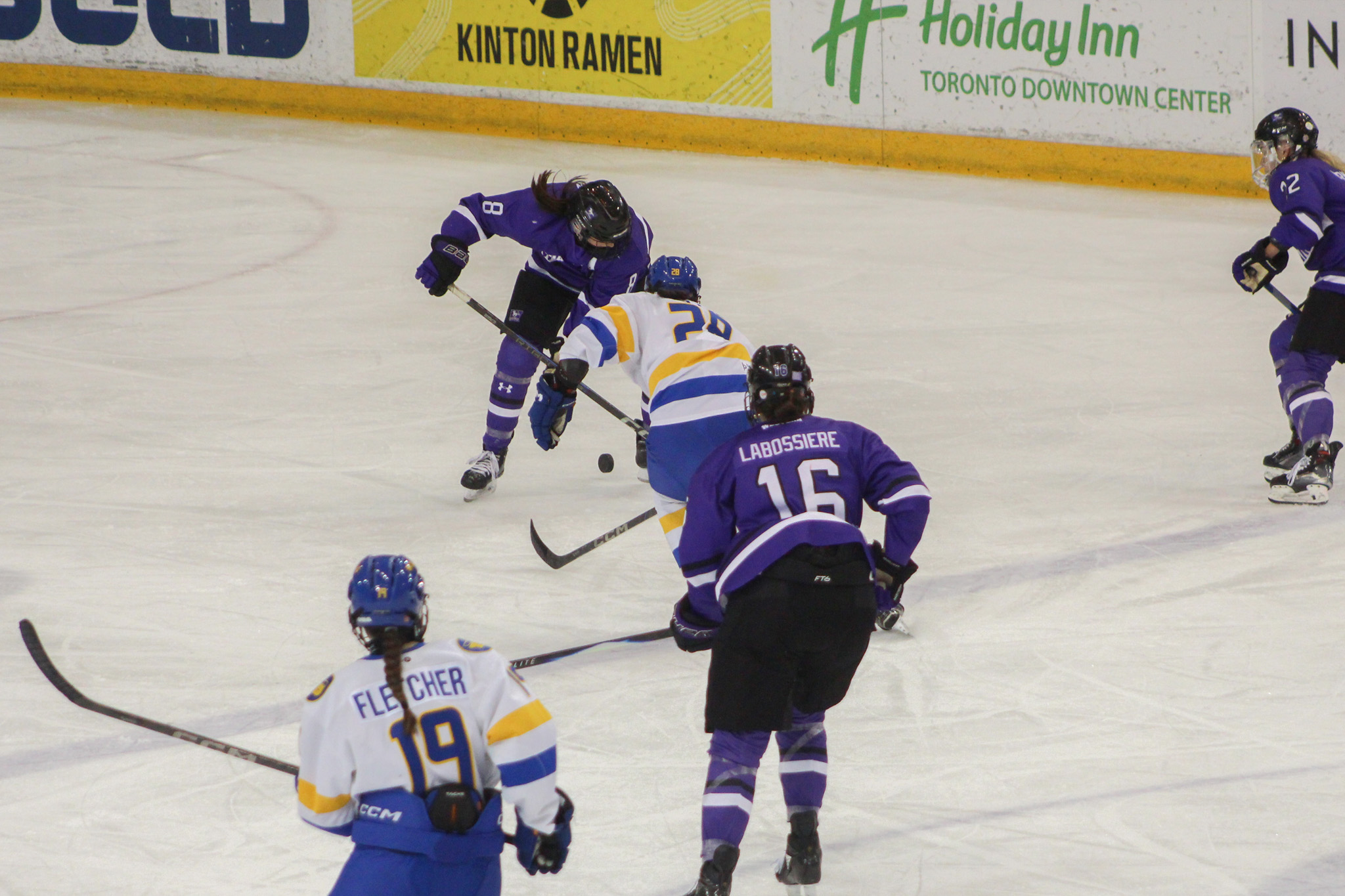 TMU tries gaining possession