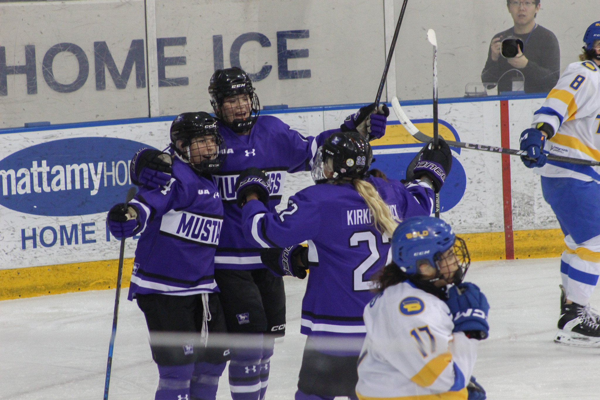 Western celebrates a goal