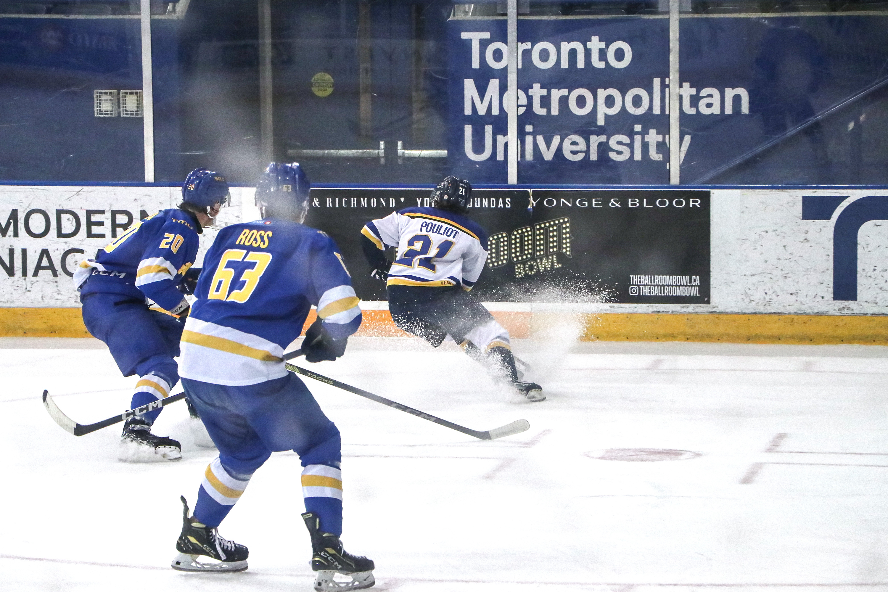 TMU and Lakehead battle for possession