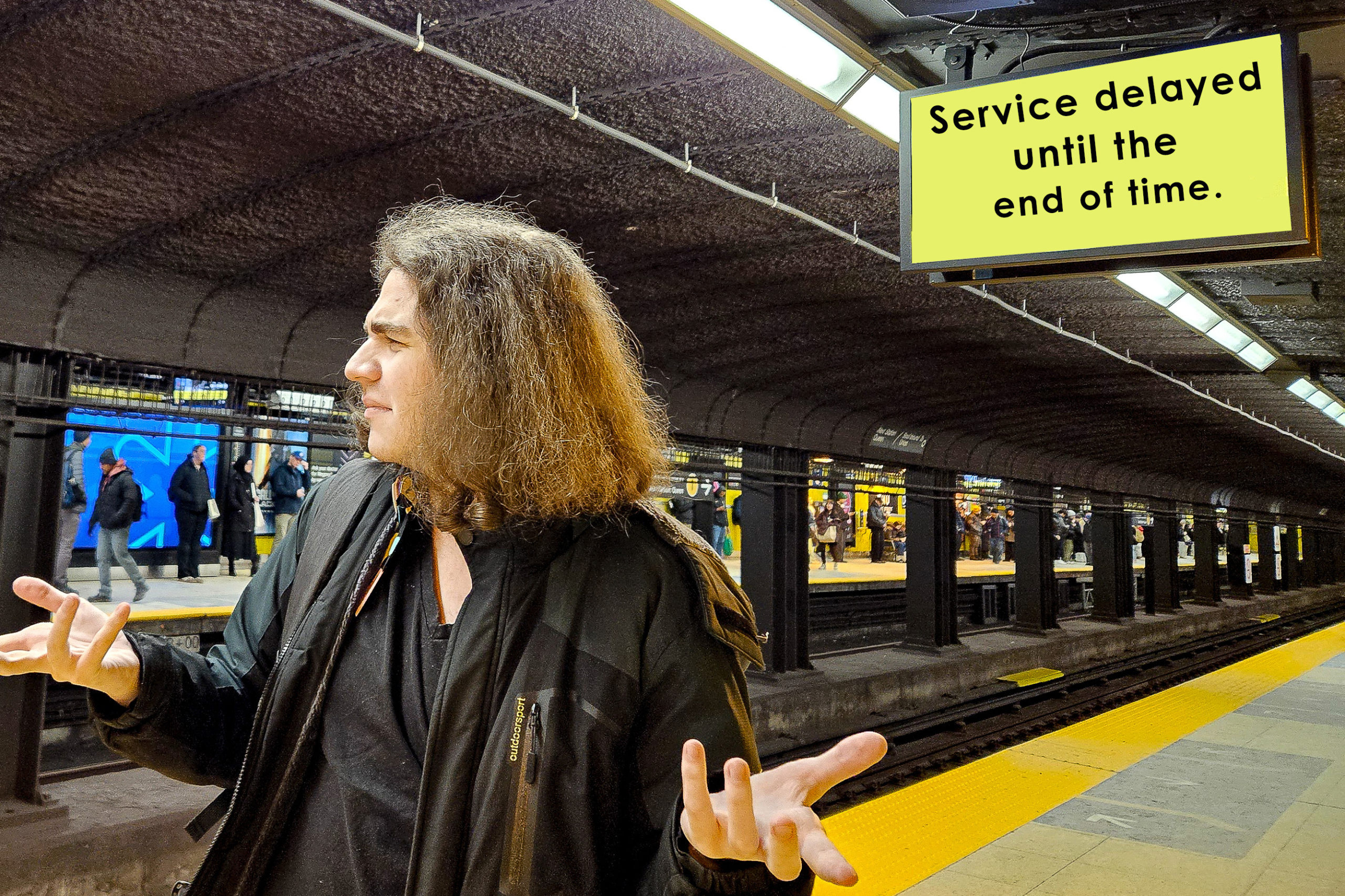 Fucking slow TTC subway train fucks up my fucking day