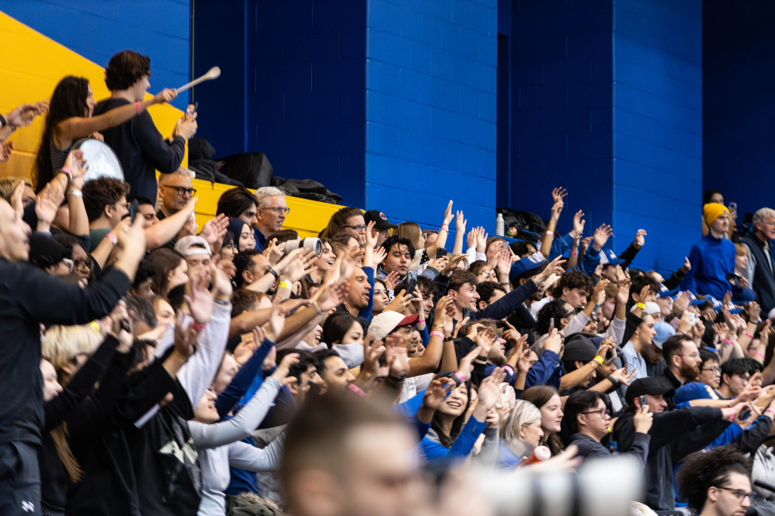 The crowd erupting during the Wilson Cup Final at the Mattamy Athletic Centre