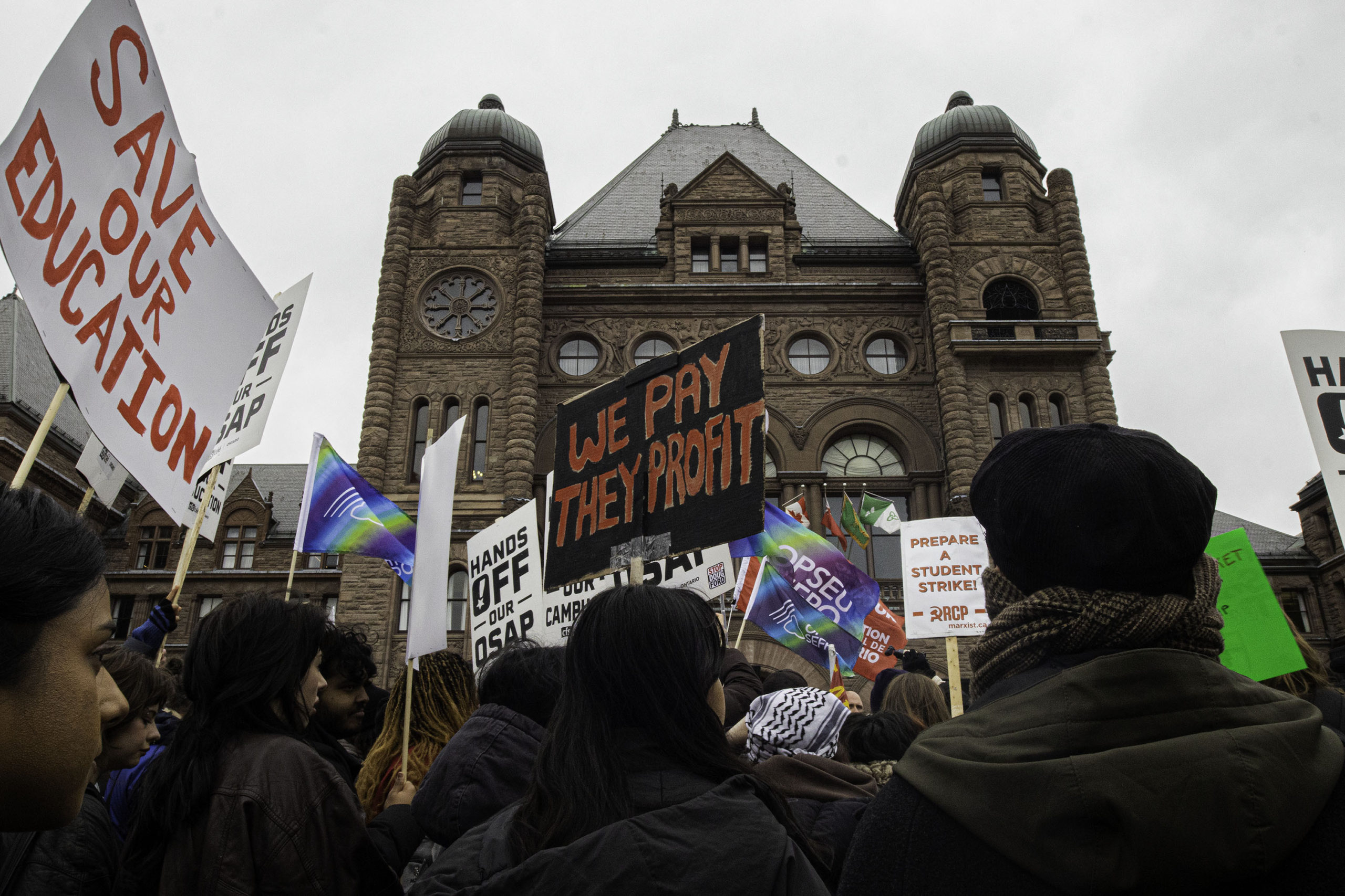 Osap Rally Protesters back at Queen’s Park to rally against OSAP cuts – The Eyeopener