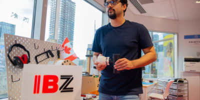 Ali Abedinpour, the maker of the Smart Lung, is pictured in the IBZ studio.