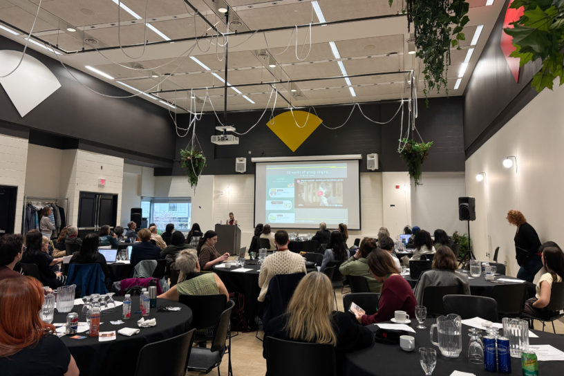 Photo of the SingWell event.